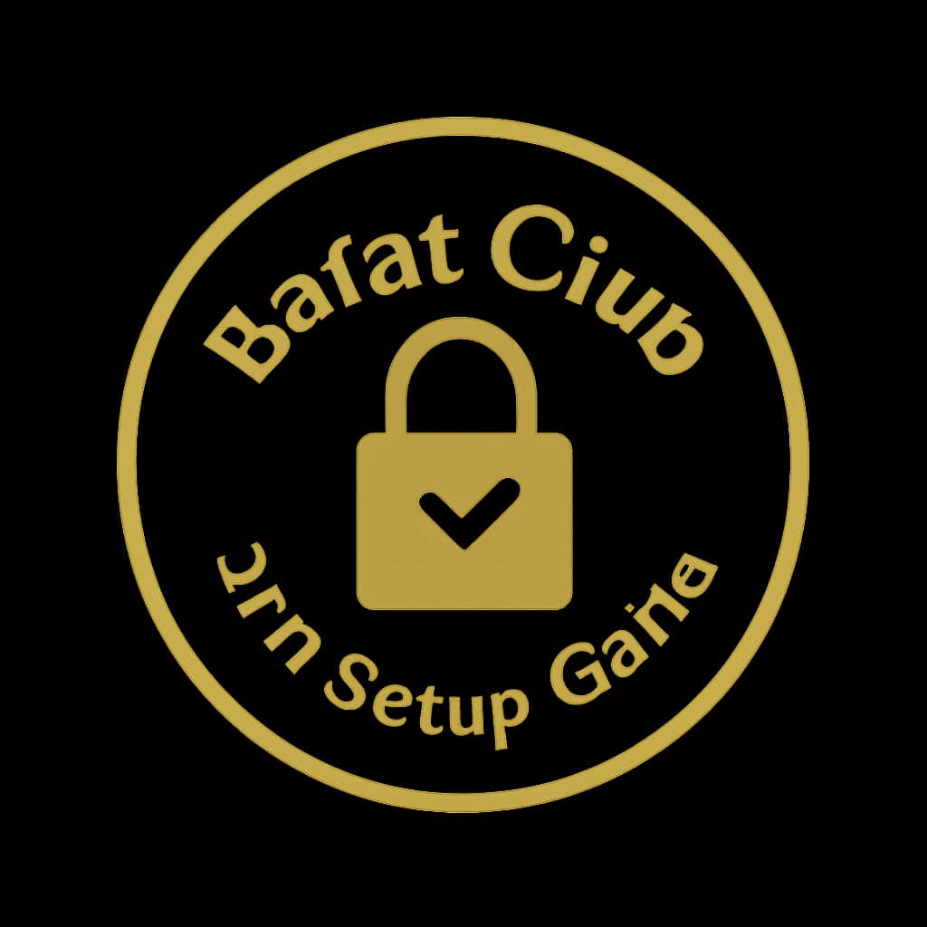 An icon representing Barat Club 2FA Setup Guide