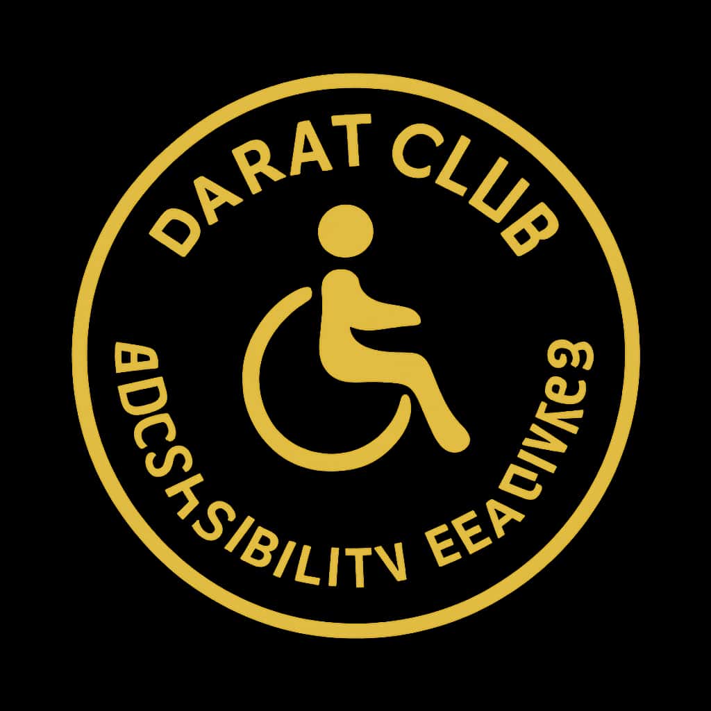 A professional icon symbolizing accessibility within Barat Club.