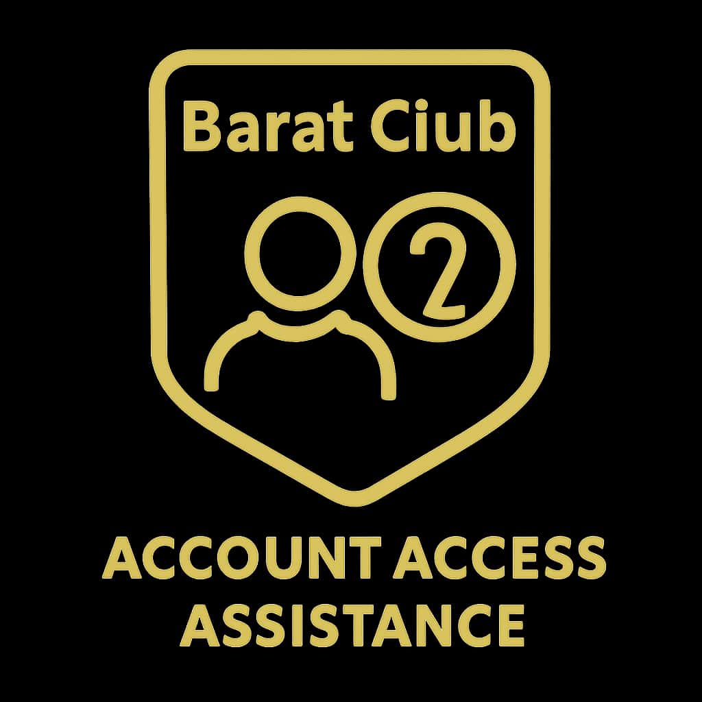 Icon representing Barat Club Account Access Assistance.