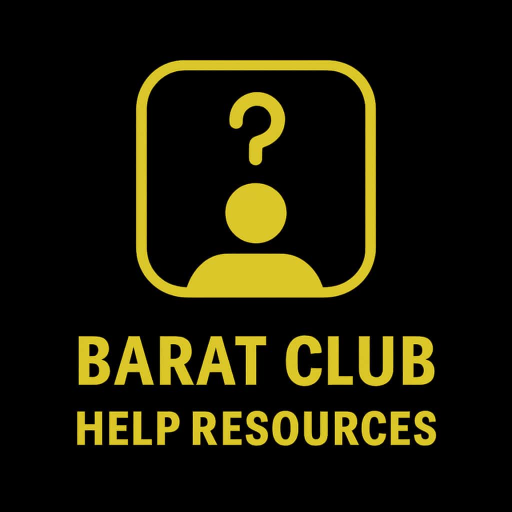 Icon representing Barat Club Help Resources.