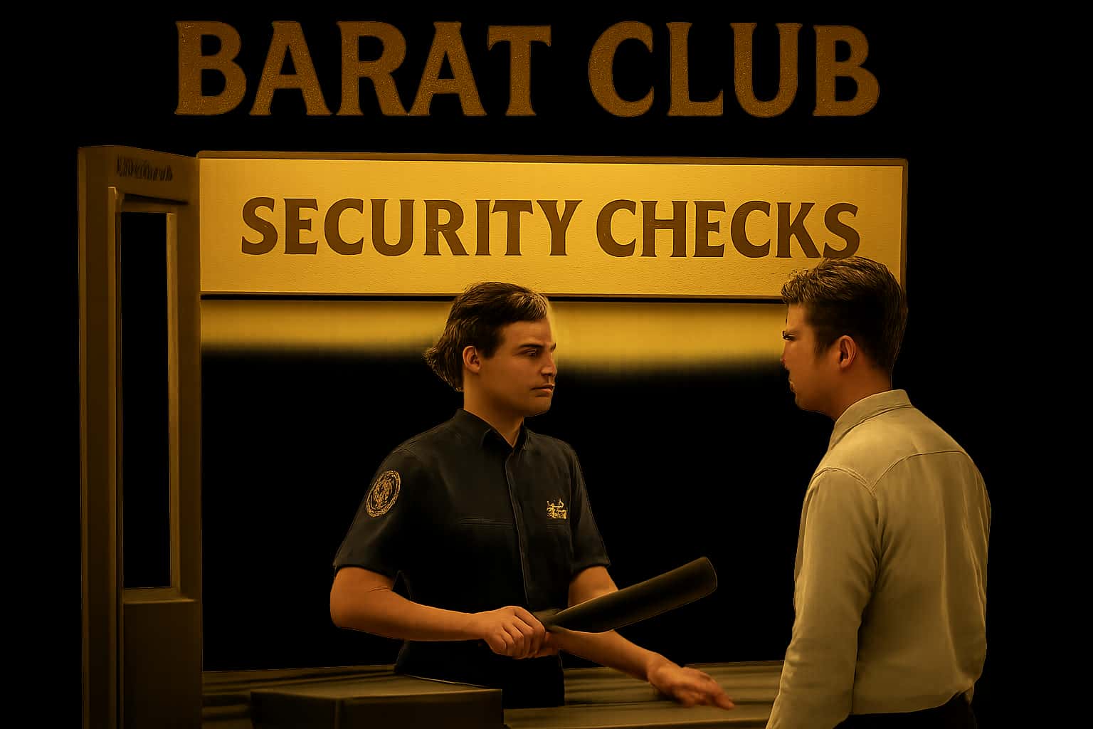 A professional representation of security checks for the Barat Club, showcasing the importance of user safety.