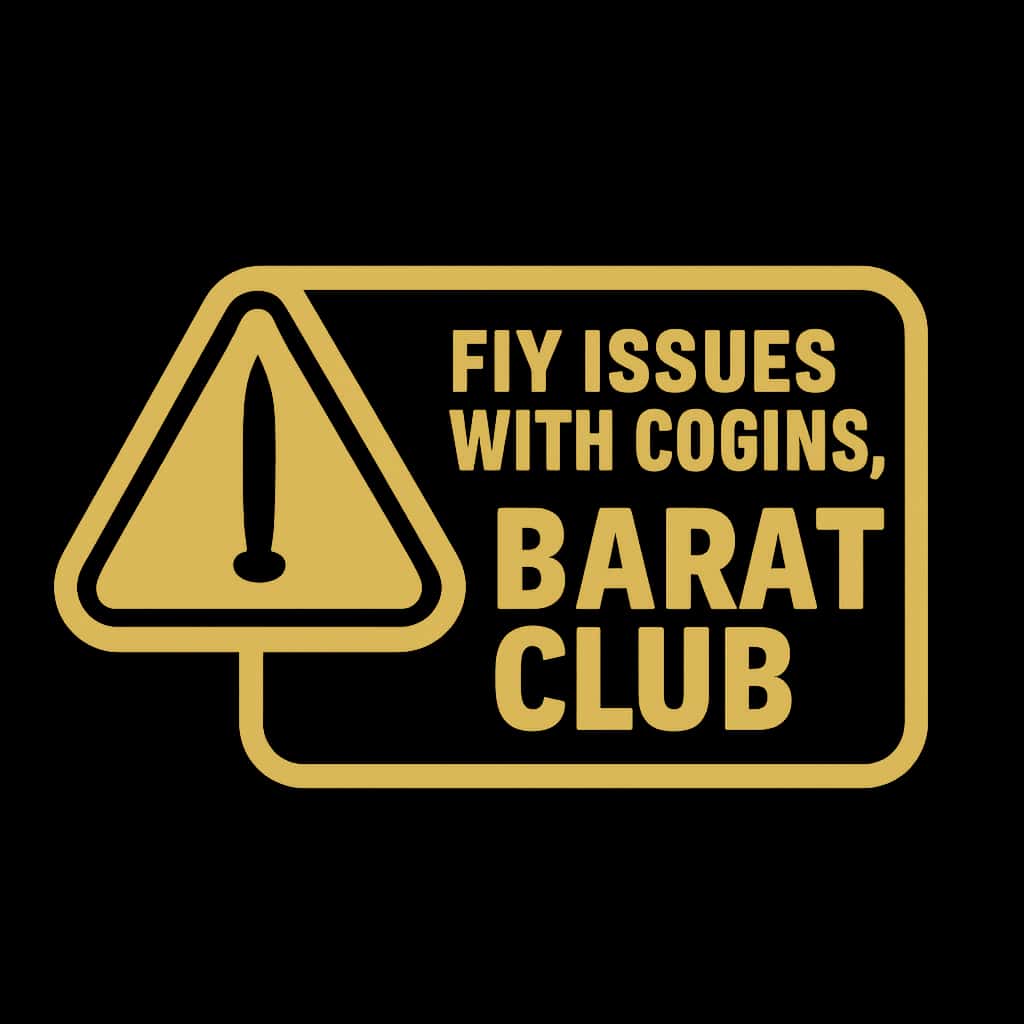 A professional badge symbolizing assistance with Barat Club logins.