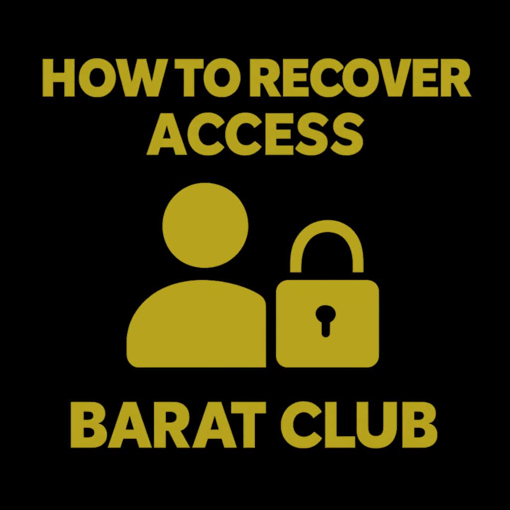 Icon representing the guide on recovering access to Barat Club.